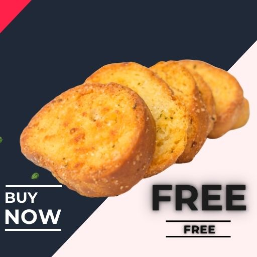 Buy 1 Tacos / Pasta & Get 1 Stuff Garlic Bread Free.